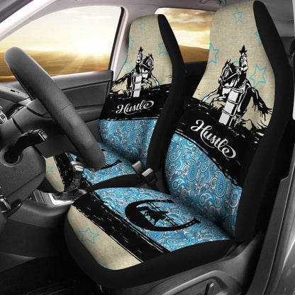 Barrel Racer Horse Lover Car Seat Covers 184610 - YourCarButBetter