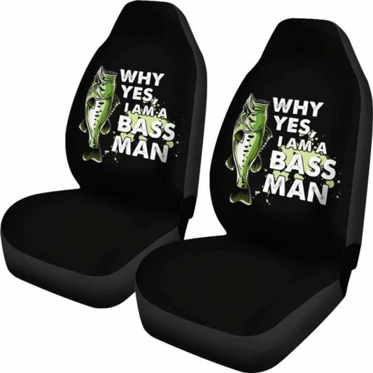 Bass Man Fishing Car Seat Covers 113208