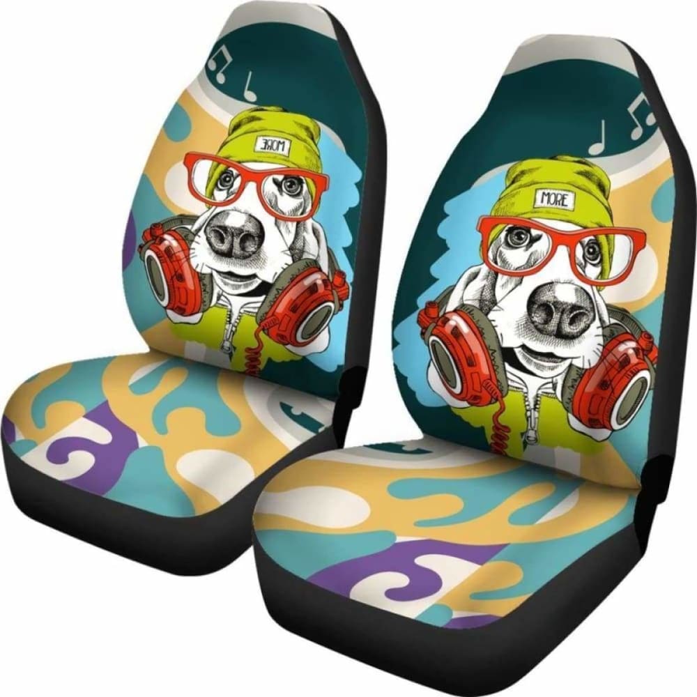 Basset Car Seat Covers 10 200410