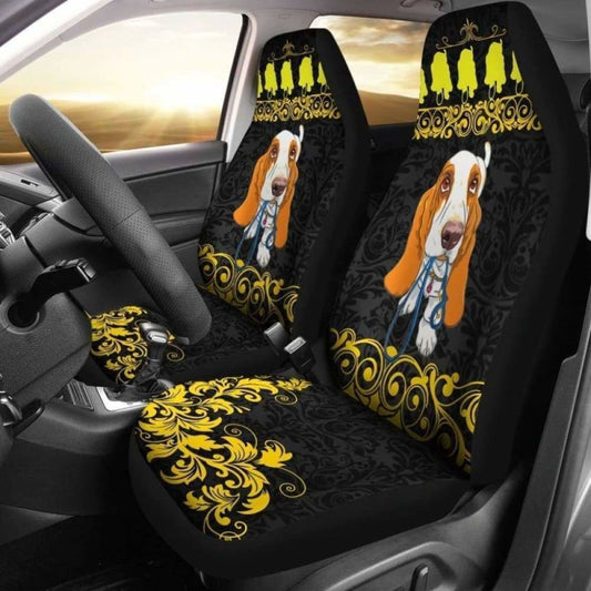 Basset Hound Car Seat Covers 12 200410