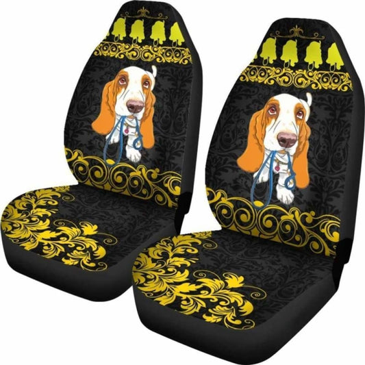 Basset Hound Car Seat Covers 12 200410