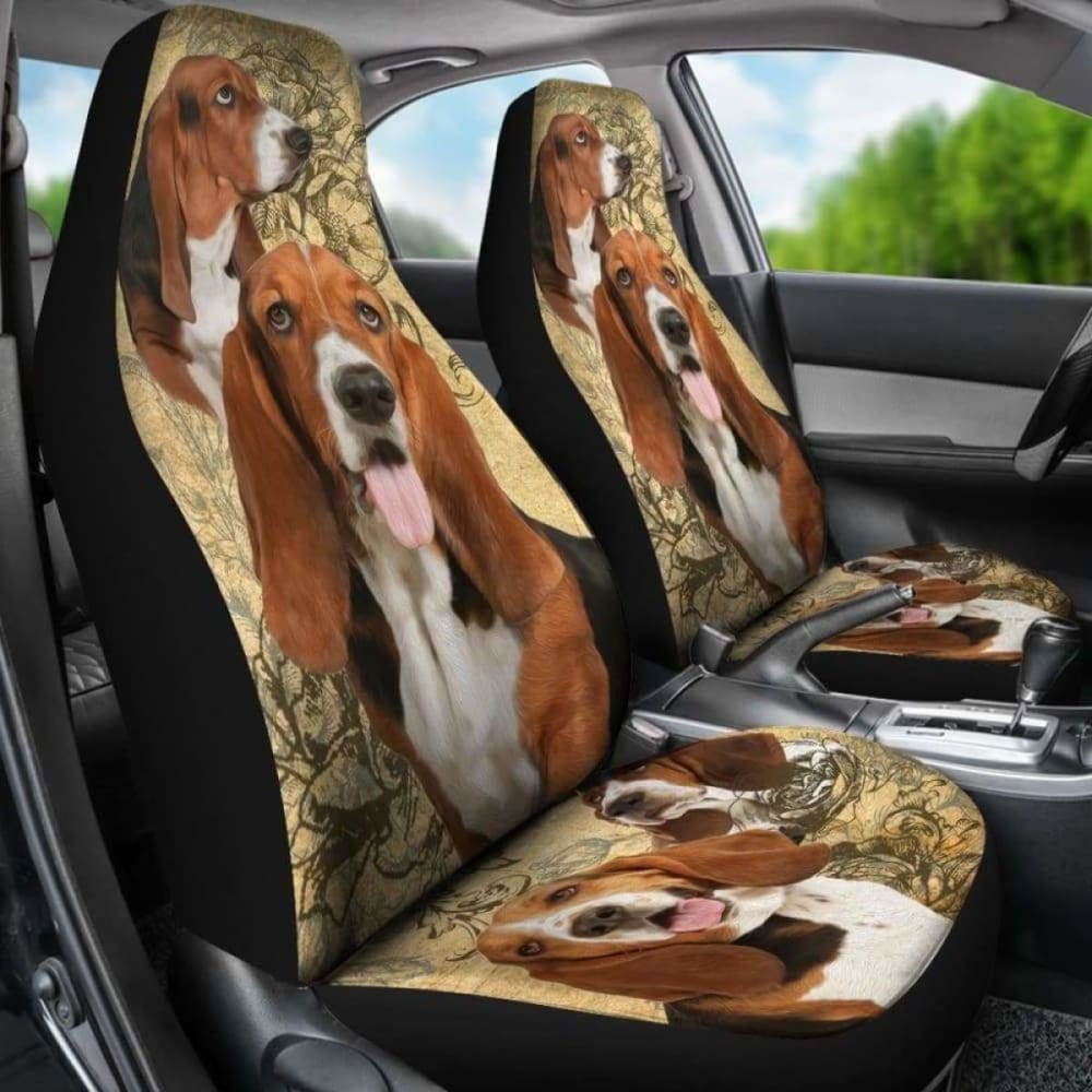 Basset Hound - Car Seat Covers 200410