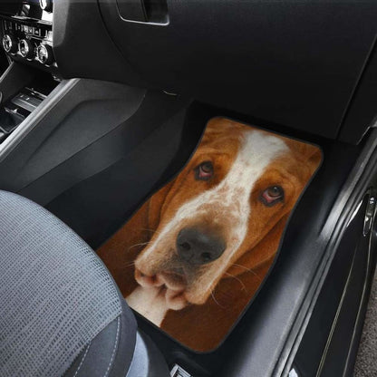Basset Hound Dog Car Floor Mats Funny Dog Face 200410
