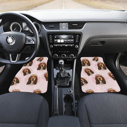 Basset Hound Dog Print Car Floor Mats 210402 - YourCarButBetter
