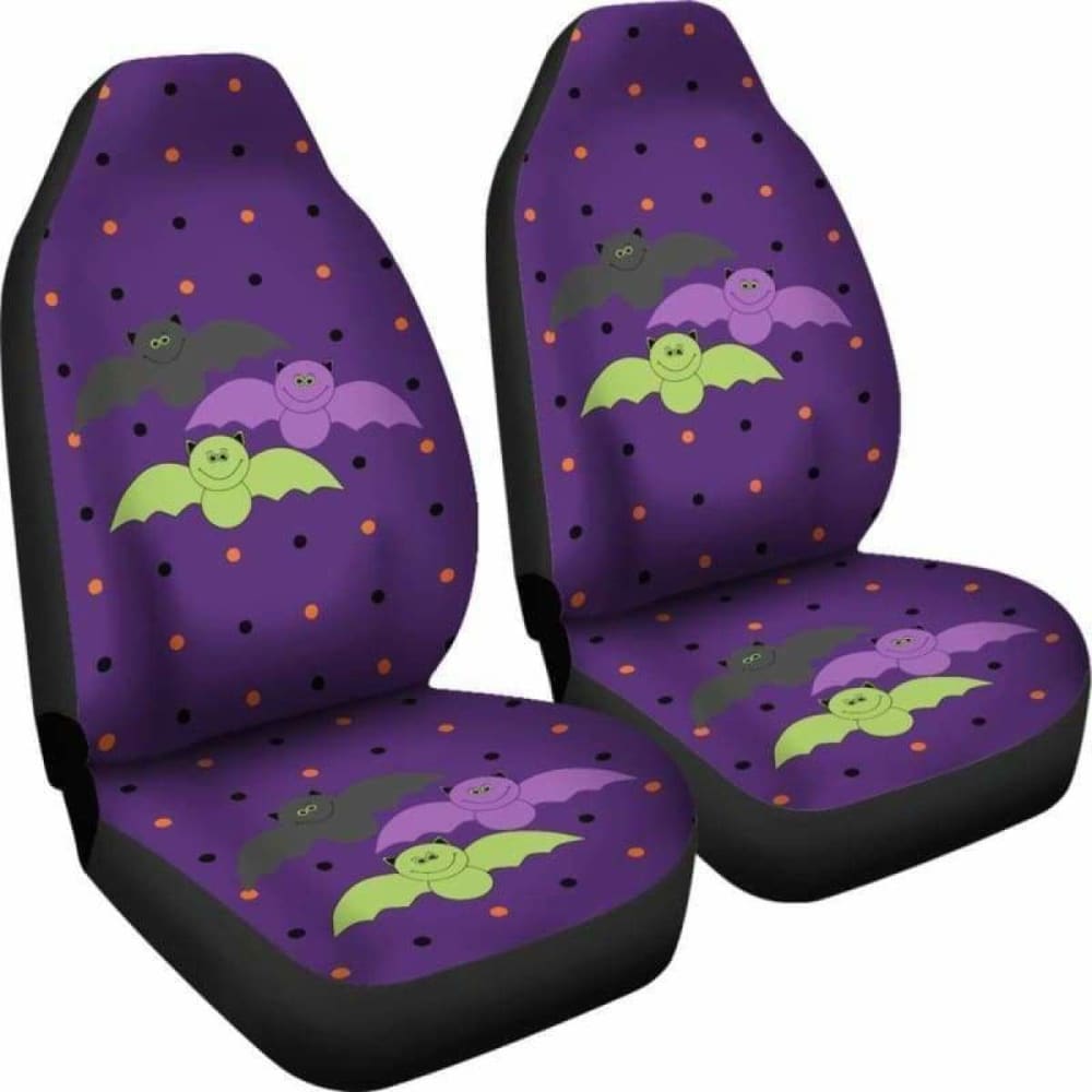 Bat Halloween Car Seat Covers 102802 - YourCarButBetter
