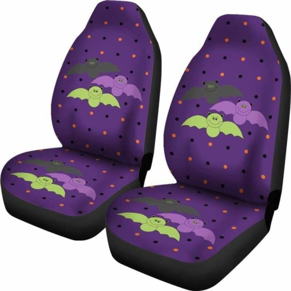 Bat Halloween Car Seat Covers 102802 - YourCarButBetter
