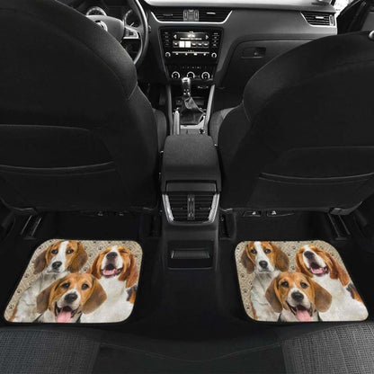 Beagle Car Floor Mats Funny For Beagle Dog Lover 221205 - YourCarButBetter