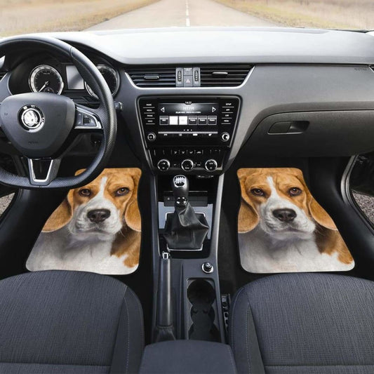 Beagle Dog Car Floor Mats Beagle Face 221205 - YourCarButBetter