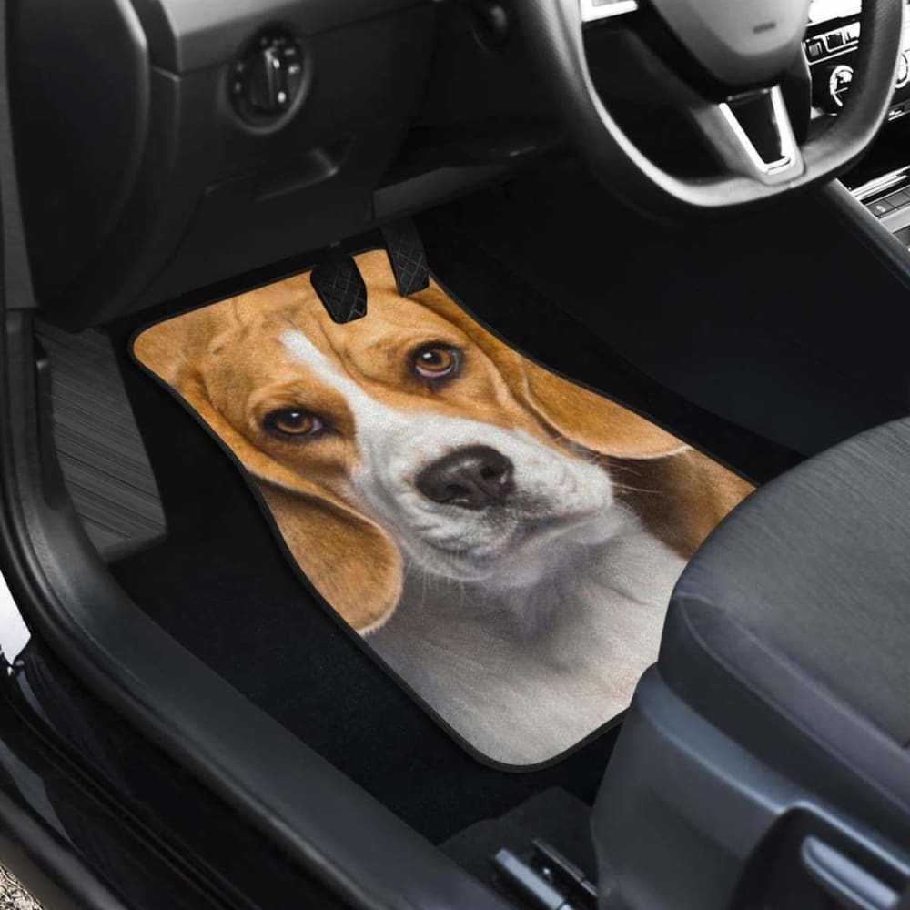 Beagle Dog Car Floor Mats Beagle Face 221205 - YourCarButBetter