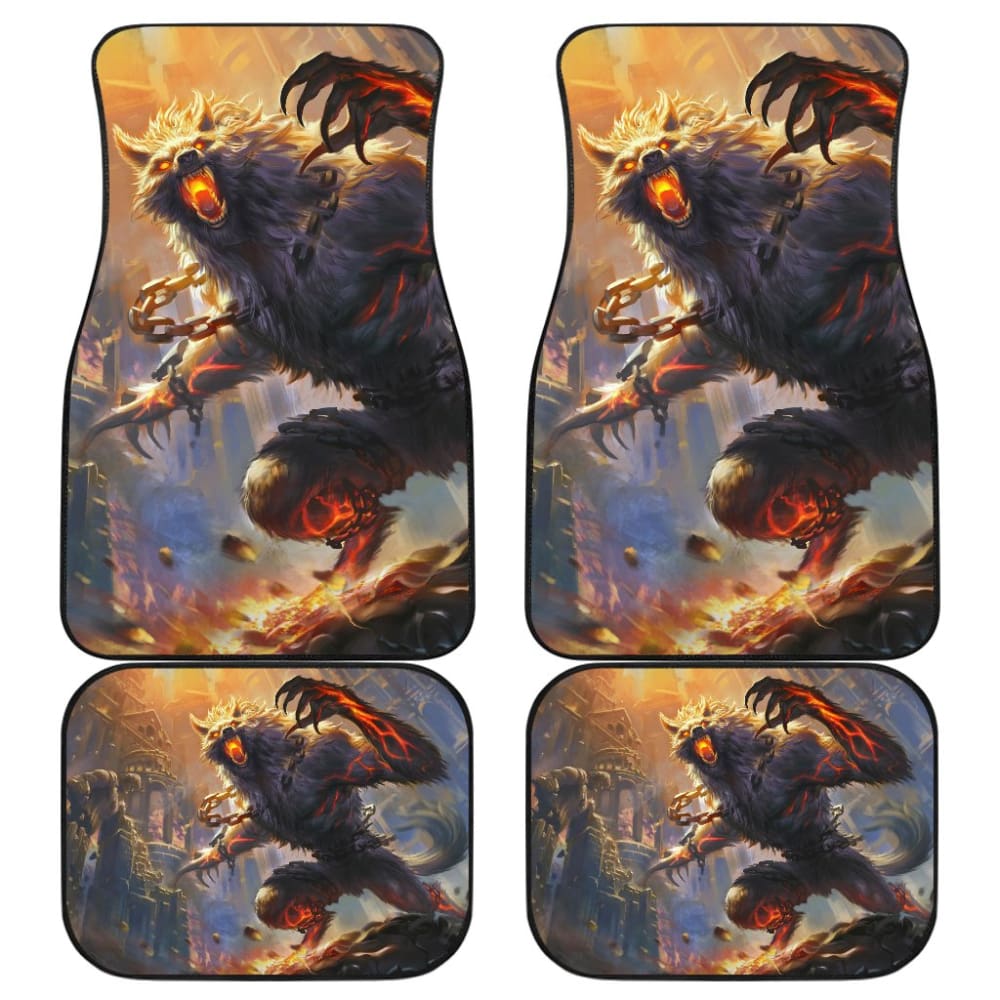 Beast Werewolf Monster Car Floor Mats 212109 - YourCarButBetter