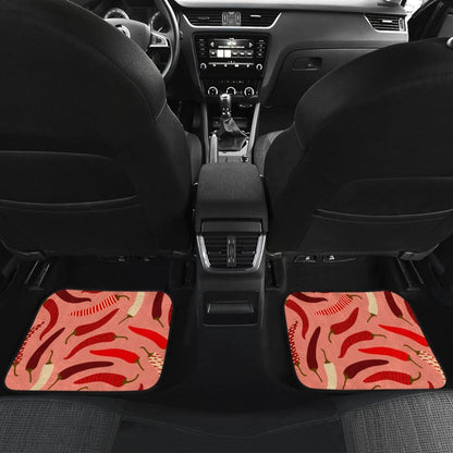 Beautiful Chili Peppers Pattern Car Floor Mats 212601 - YourCarButBetter