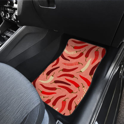 Beautiful Chili Peppers Pattern Car Floor Mats 212601 - YourCarButBetter