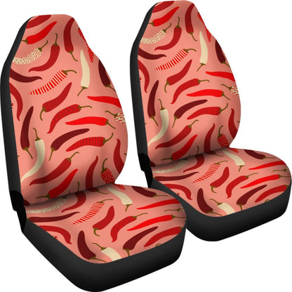 Beautiful Chili Peppers Pattern Car Seat Covers 212601 - YourCarButBetter
