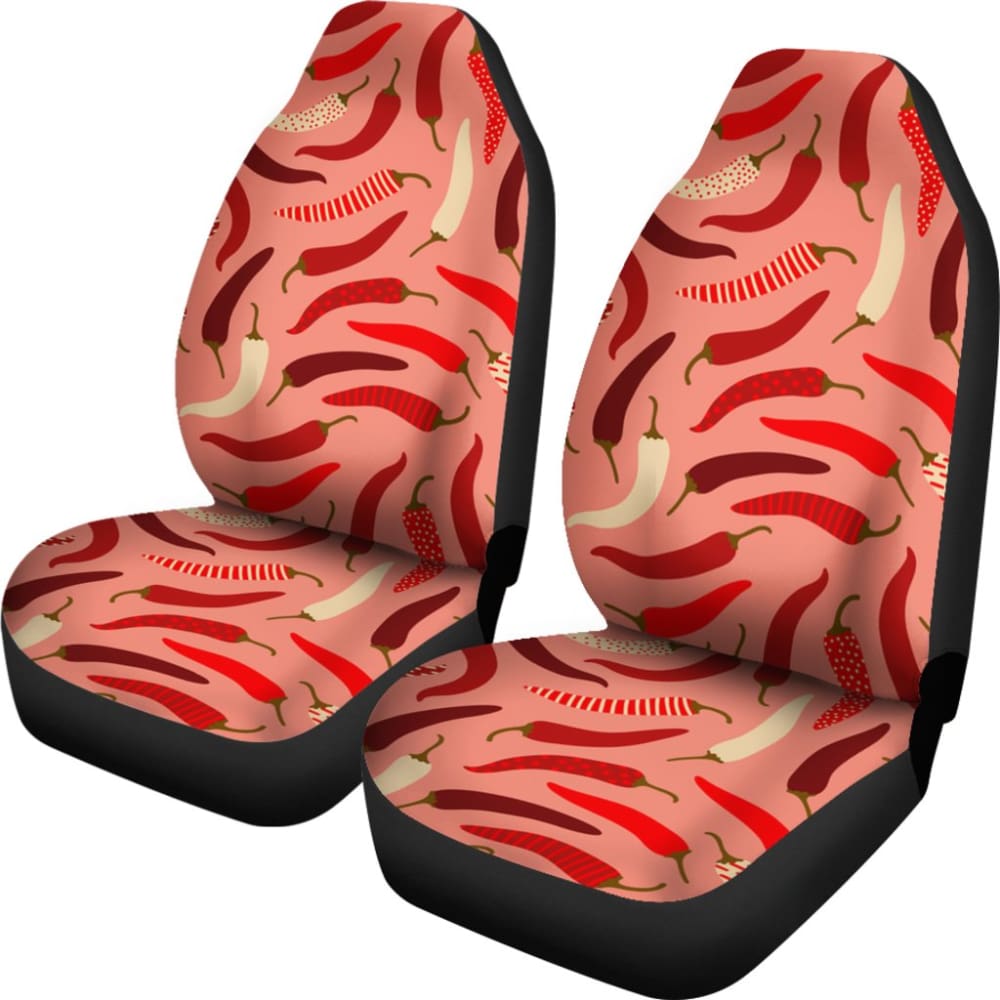 Beautiful Chili Peppers Pattern Car Seat Covers 212601 - YourCarButBetter