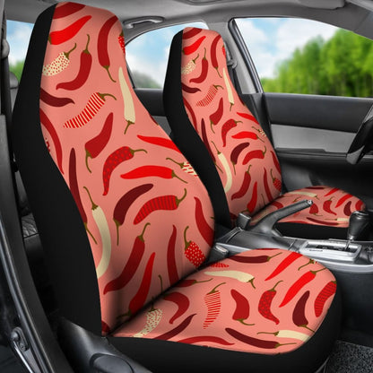 Beautiful Chili Peppers Pattern Car Seat Covers 212601 - YourCarButBetter