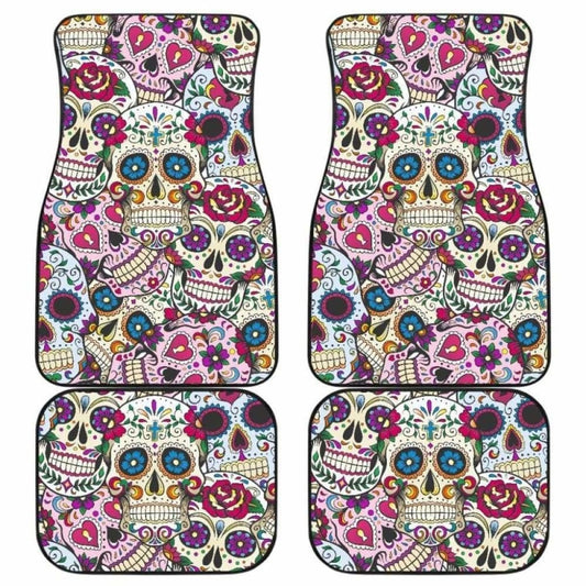 Beautiful Sugar Skull Car Mats 101207