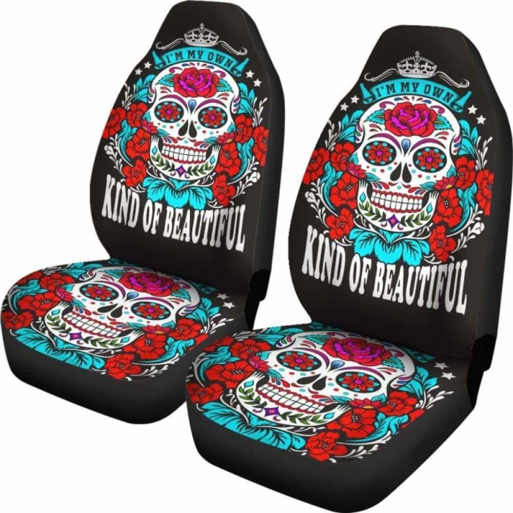 Beautiful Sugar Skull Car Seat Cover 101207