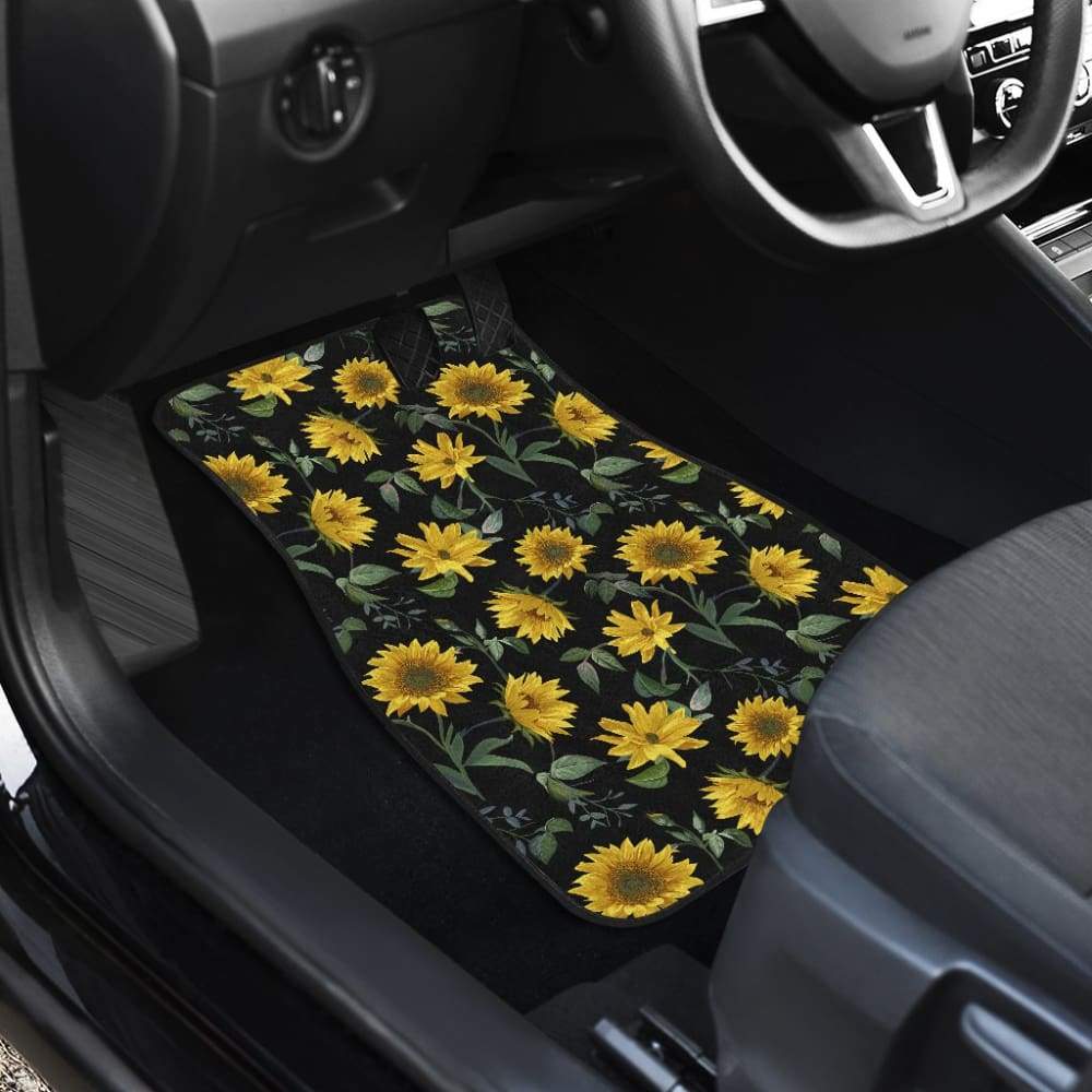 Beautiful Sunflower Car Floor Mats 210203