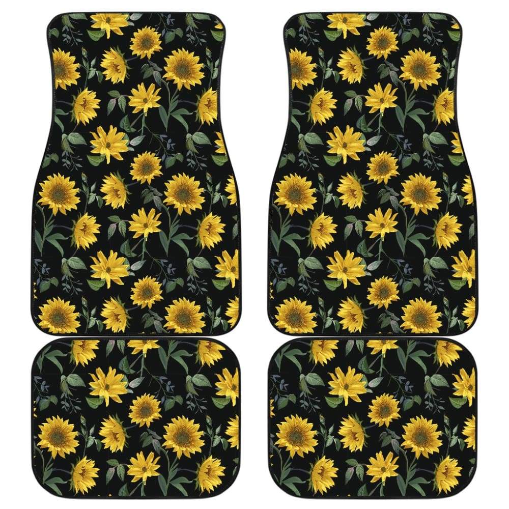 Beautiful Sunflower Car Floor Mats 210203