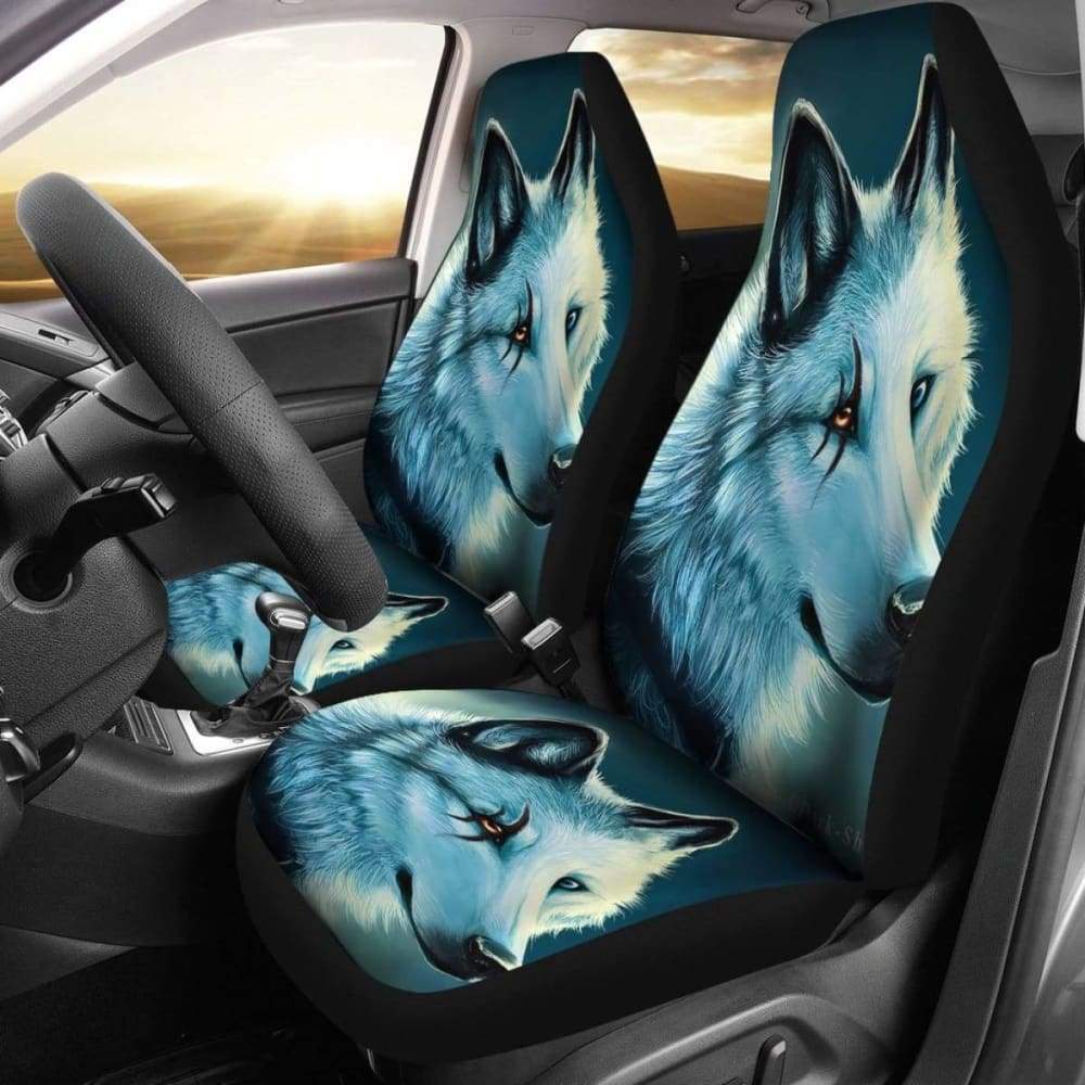 Beautiful Wolf Spirit Car Seat Covers 262826