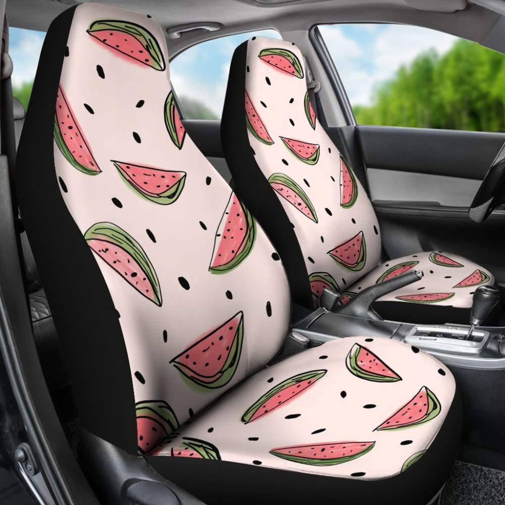 Beauty Art Watermelon Pattern Print Car Seat Covers 210507 - YourCarButBetter