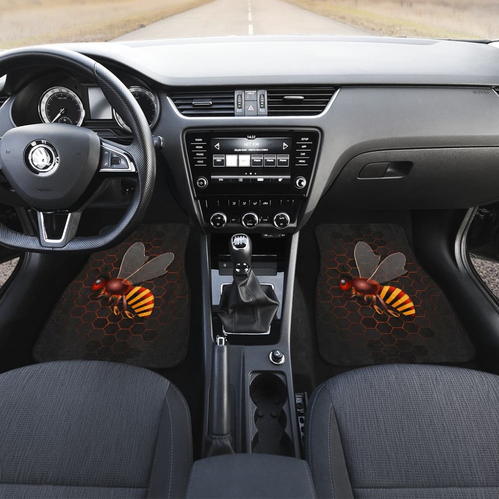 Bee Lovers Bee Car Floor Mats 210205 - YourCarButBetter