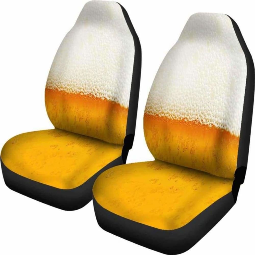 Beer Foam Car Seat Covers 195016 - YourCarButBetter