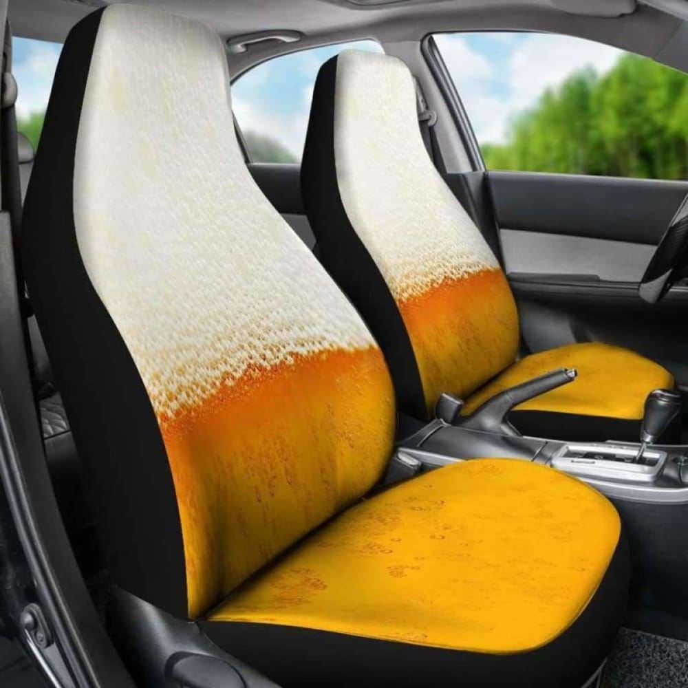 Beer Foam Car Seat Covers 195016 - YourCarButBetter
