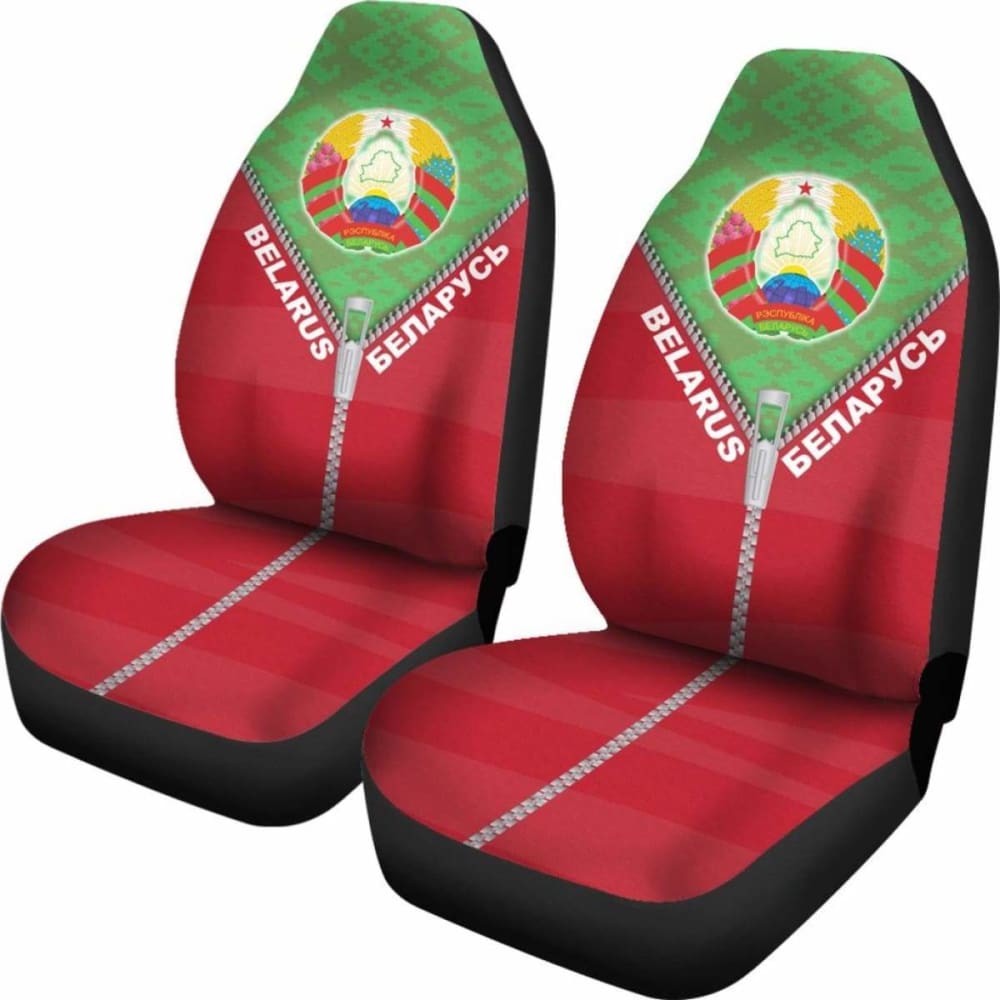 Belarus Car Seat Cover With Straight Zipper Style 192609 - YourCarButBetter