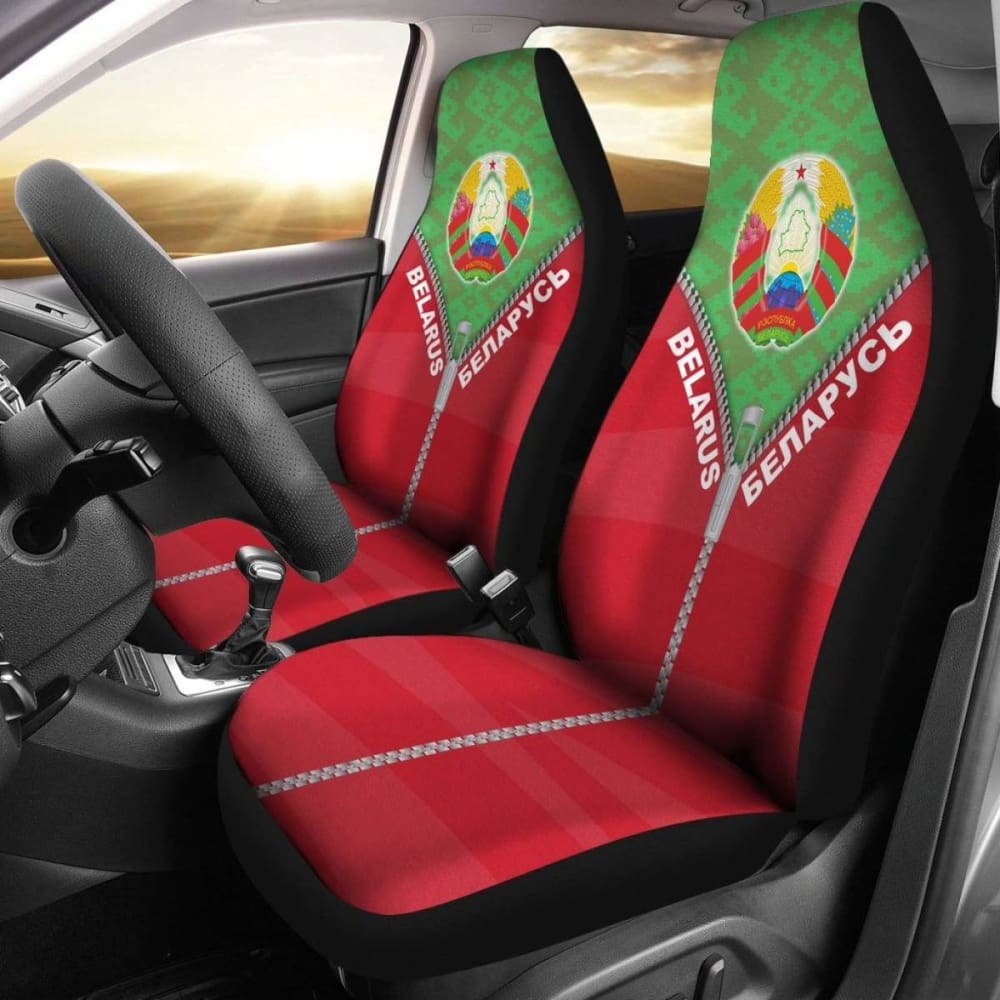 Belarus Car Seat Cover With Straight Zipper Style 192609 - YourCarButBetter