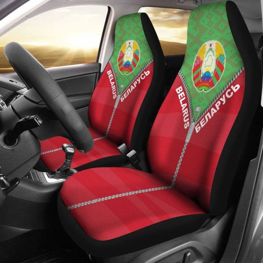 Belarus Car Seat Cover With Straight Zipper Style 192609 - YourCarButBetter