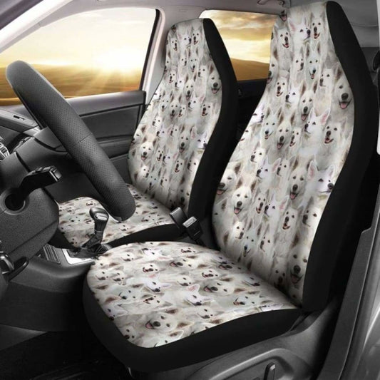 Berger Blanc Suisse Full Face Car Seat Covers 091706