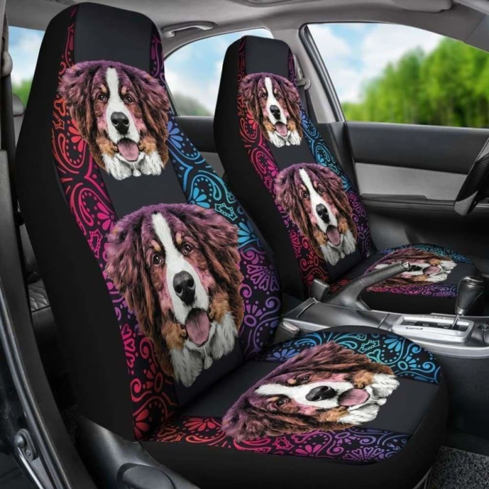 Bernese Mountain Car Seat Covers 06 102802 - YourCarButBetter