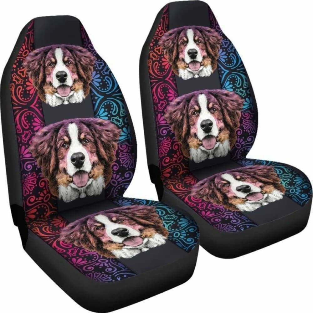 Bernese Mountain Car Seat Covers 06 102802 - YourCarButBetter