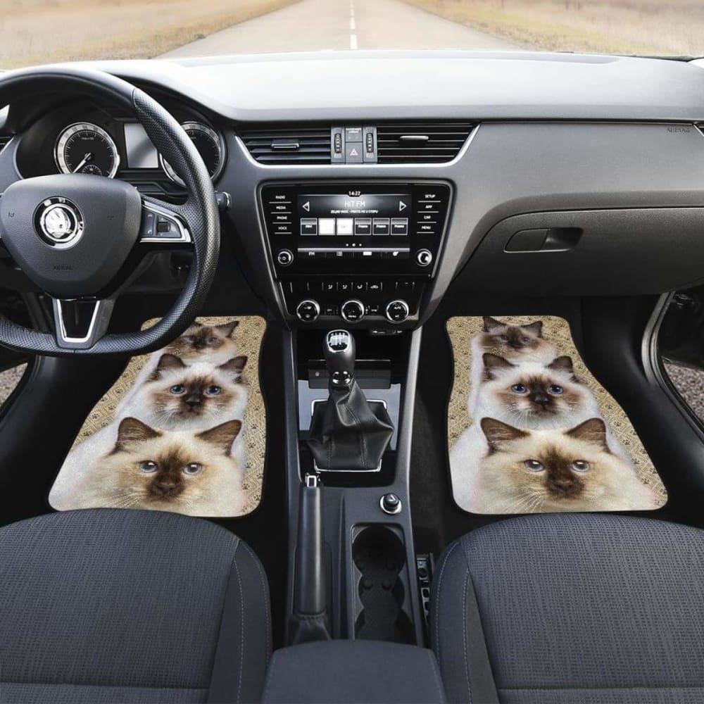 Birman Cat Car Floor Mats Funny For Birman Cat Lovers 112428 - YourCarButBetter