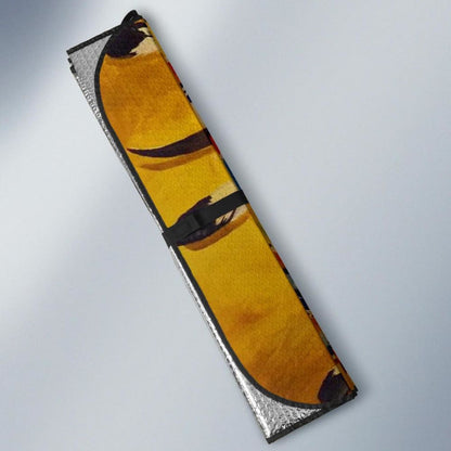 Bison Yellow Native American Auto Sun Shades 093223 - YourCarButBetter