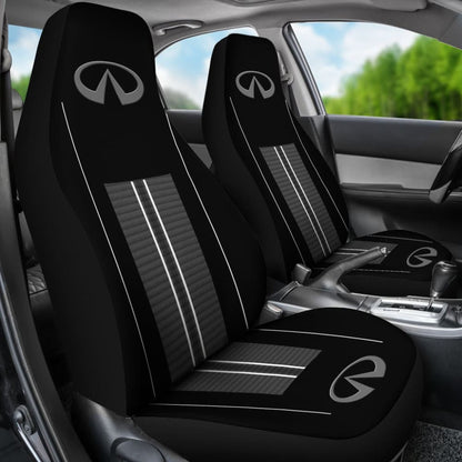 Black And Grey Infiniti Car Seat Covers Custom 2 210801 - YourCarButBetter