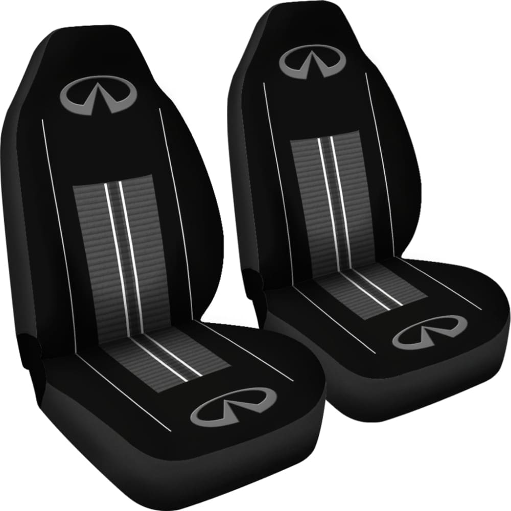 Black And Grey Infiniti Car Seat Covers Custom 2 210801 - YourCarButBetter