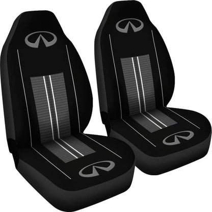 Black And Grey Infiniti Car Seat Covers Custom 2 210801 - YourCarButBetter