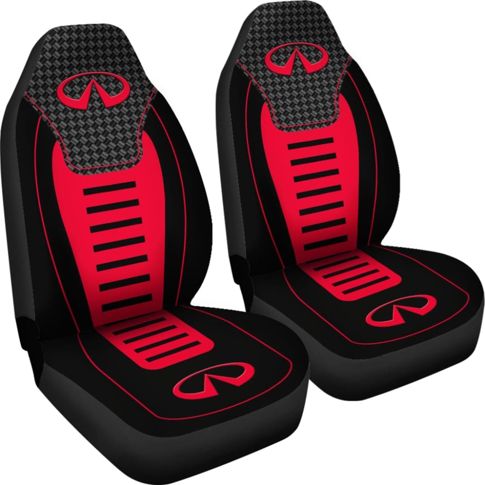 Black And Red Infiniti Car Seat Covers Custom 1 210801 - YourCarButBetter