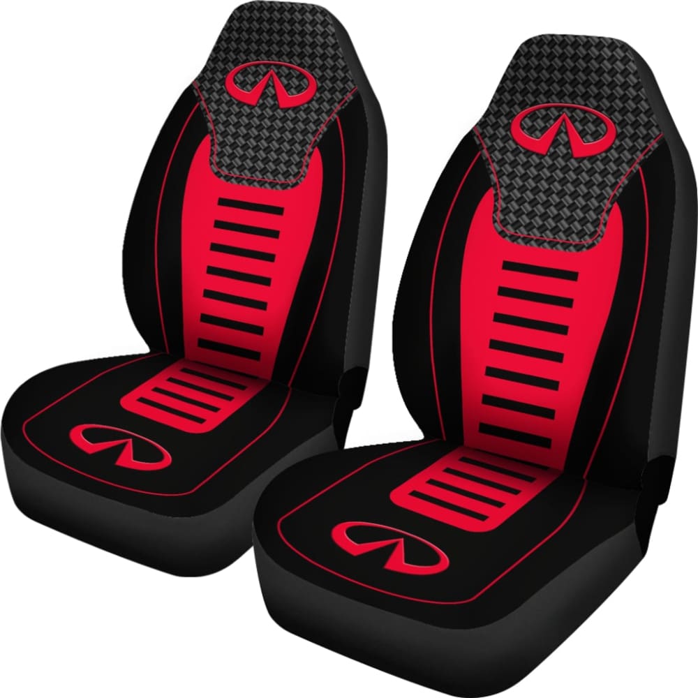 Black And Red Infiniti Car Seat Covers Custom 1 210801 - YourCarButBetter