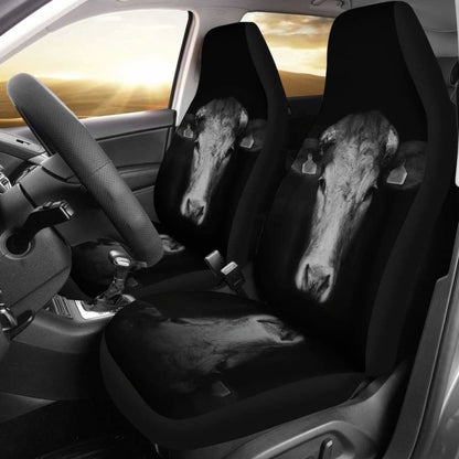 Black And White-2 Car Seat Covers 144730