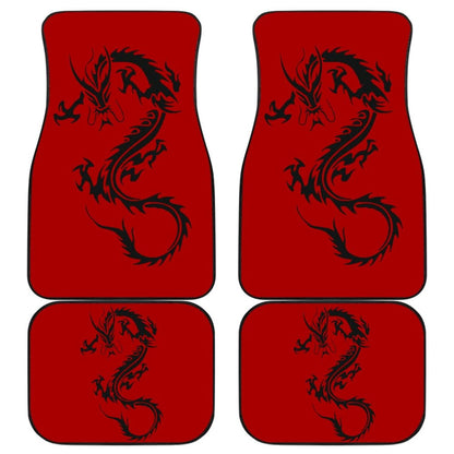 Black Chinese Dragon Amazing Car Floor Mats 211803 - YourCarButBetter