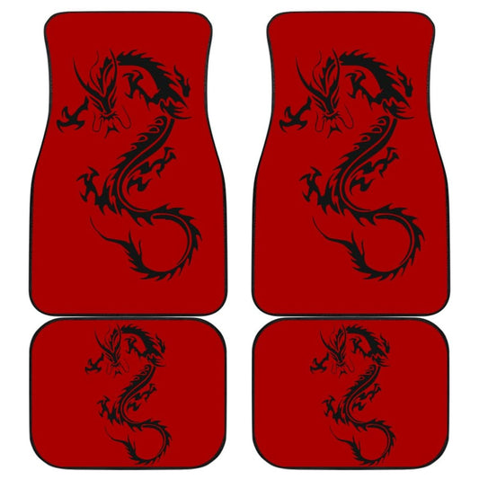 Black Chinese Dragon Amazing Car Floor Mats 211803 - YourCarButBetter