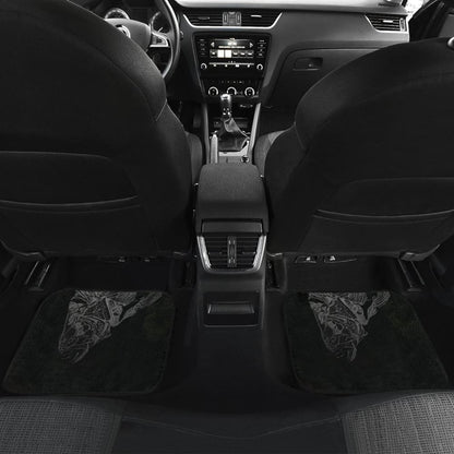 Black Crappie Bones And Skin Pattern Fishing Car Floor Mats 182417 - YourCarButBetter