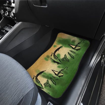 Black Crappie Fish Skin Hooked Fishing Car Floor Mats 182417 - YourCarButBetter
