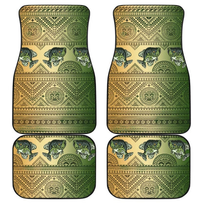 Black Crappie Skin Color Boho Pattern Fishing Car Floor Mats 182417 - YourCarButBetter