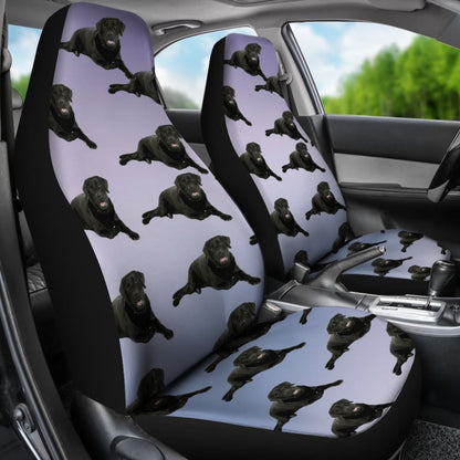 Black Lab Car Seat Cover 174510 - YourCarButBetter