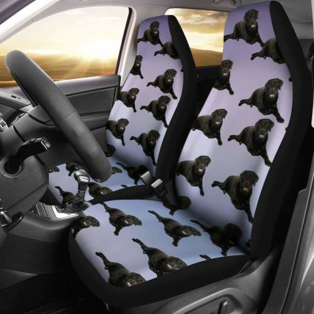 Black Lab Car Seat Cover 181703 - YourCarButBetter
