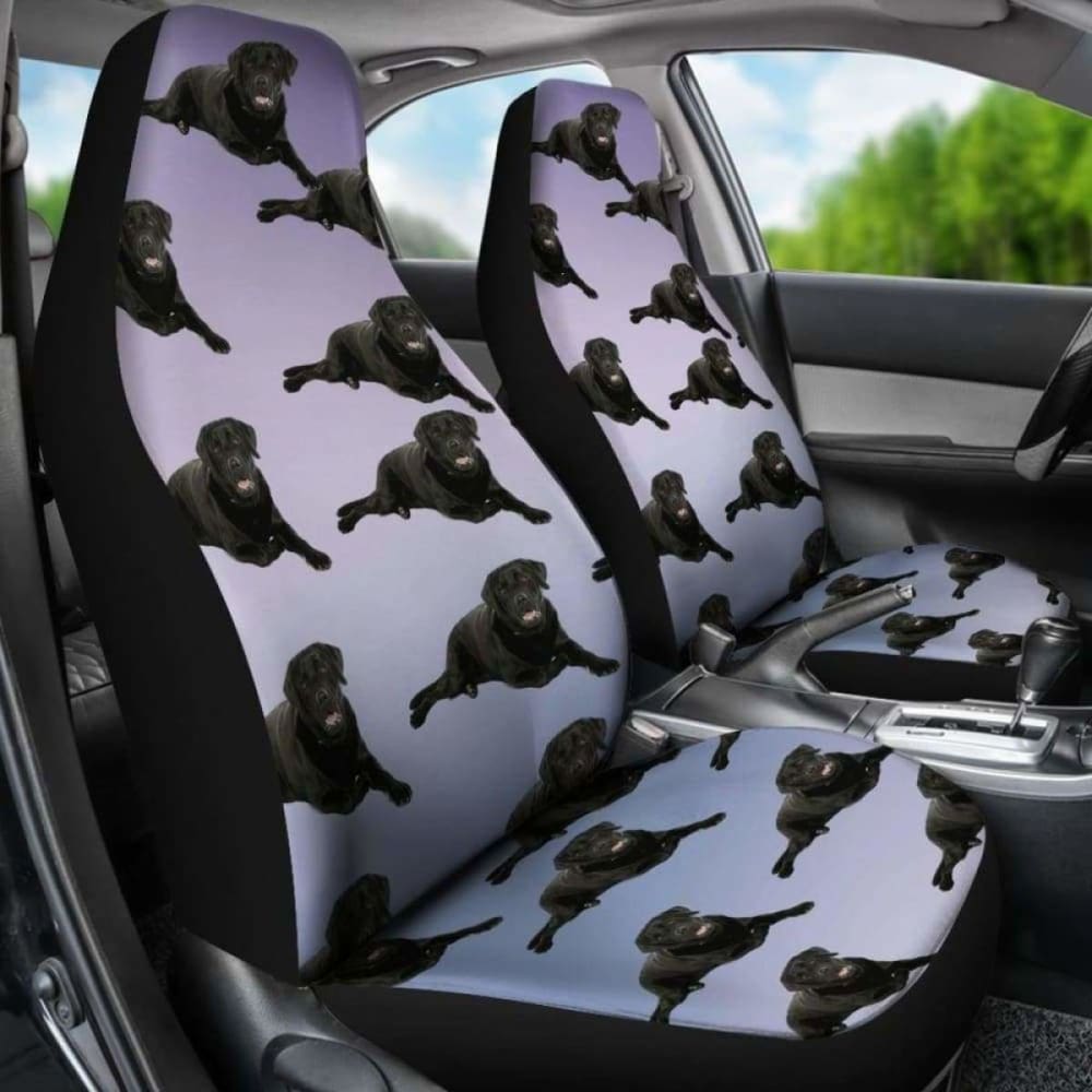 Black Lab Car Seat Cover 181703 - YourCarButBetter